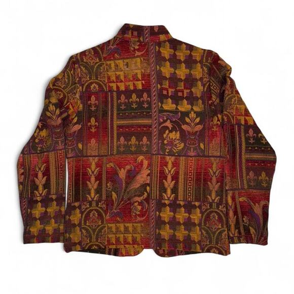 Rare Vintage boho festival coldwater creek tapestry jacket - Picture 3 of 4